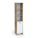 Colonna bagno con anta mobile salvaspazio cm 33 x 33 x 160 h