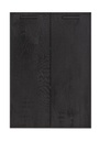 Coppia Ante Colore Antracite H 104,7x L75xP1,6 cm - Facile da Montare