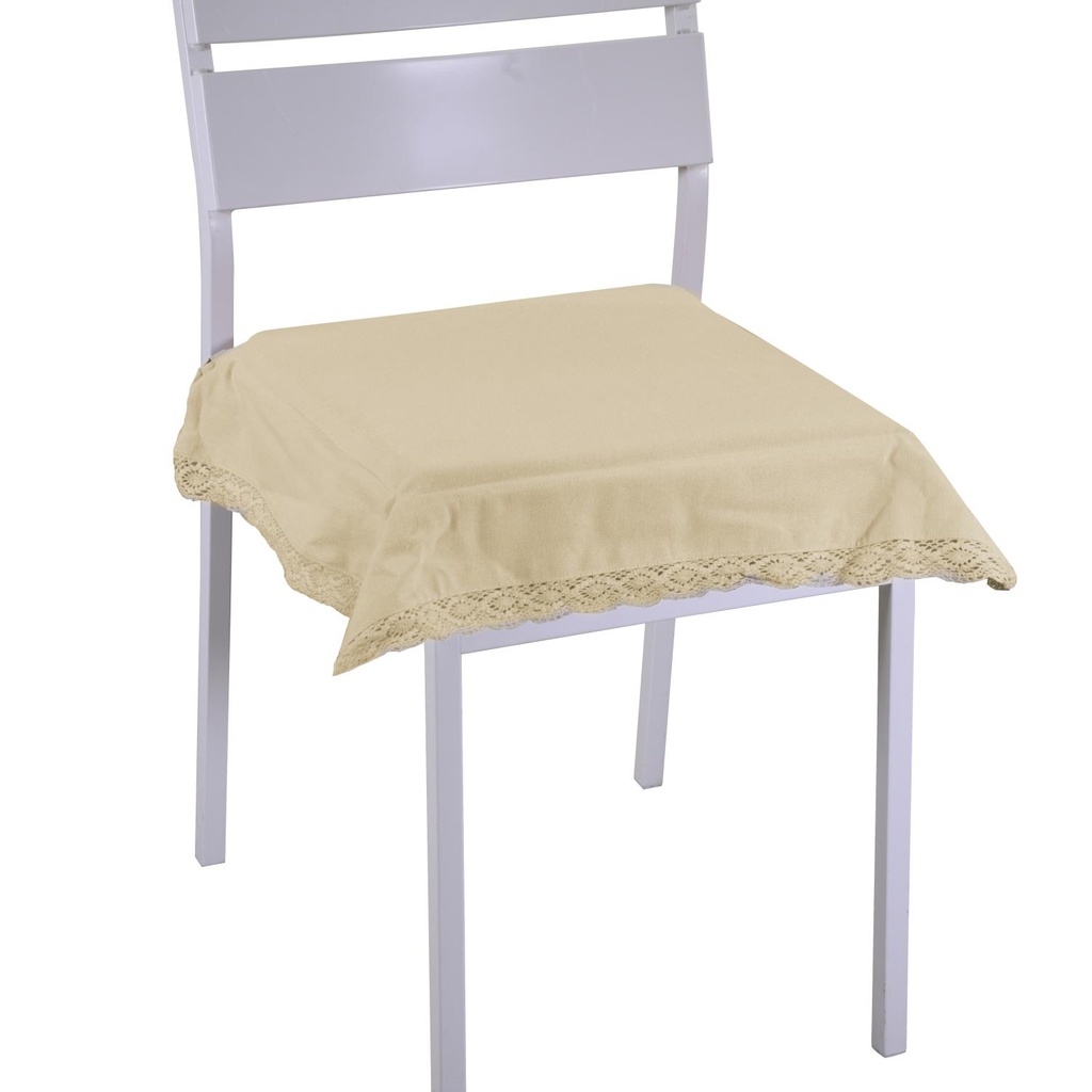Cuscino amelie beige quadro cm 40x40h4