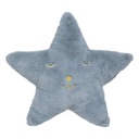 Cuscino morbido stella blu L 39 x P 8 x H 39 cm