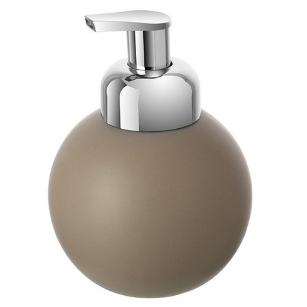 Dispenser sapone in ceramica tortora linea Oslo Feridras