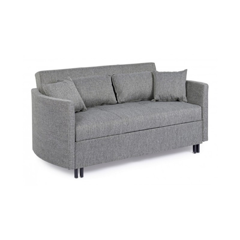 Divano letto due posti CLAYTON Grigio 166x88x h84 cm