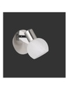Faretto Da Soffitto 1xE14 Antibes Nichel E Vetro Bianco Trio Lighting