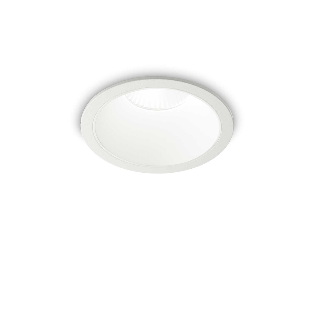 Faretto ad incasso 85x80mm 11W 4000K bianco opaco