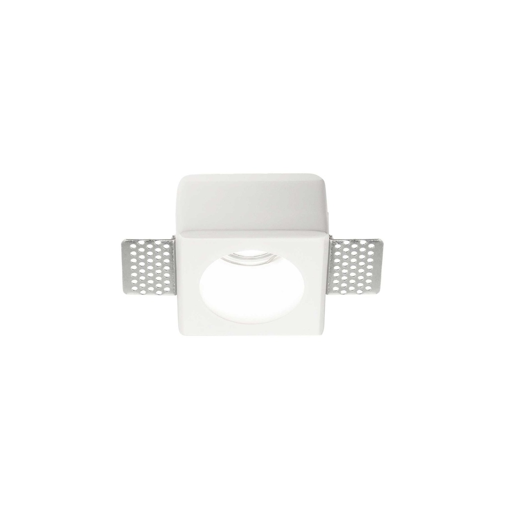 Faretto ad incasso bianco L 78 x H 100 x P 78 mm