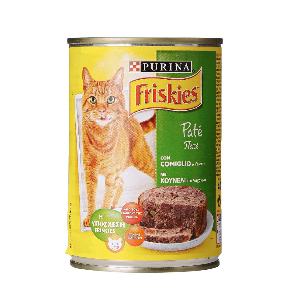 Friskies Patè coniglio e verdure Purina 400 grammi