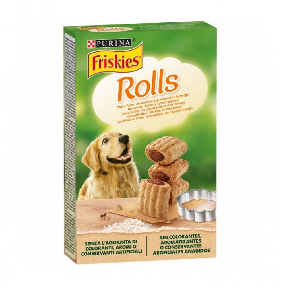 Friskies Rolls snack cane Purina 320 grammi