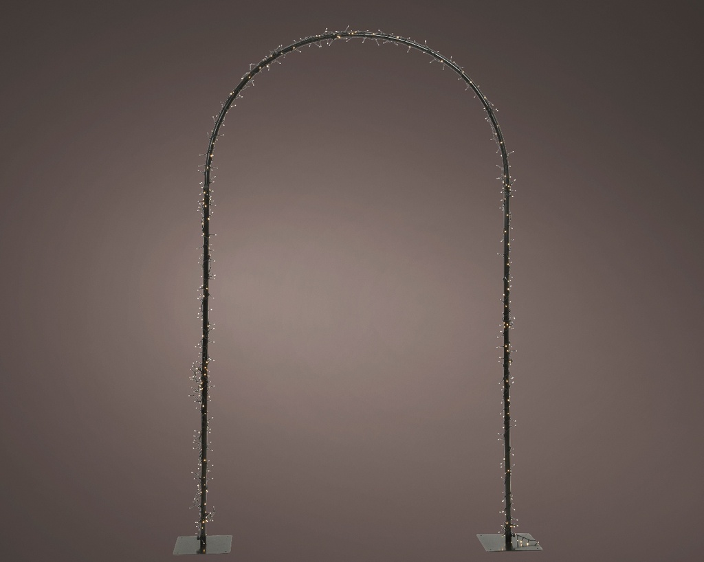 Ghirlanda LED con 8 effetti sfavillanti per esterno L 2.5 x P 130 x H 230 cm