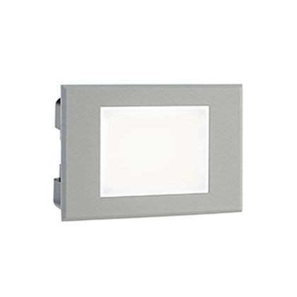 Incasso Aperto 3W Led 3000K  linea spina  alluminio
