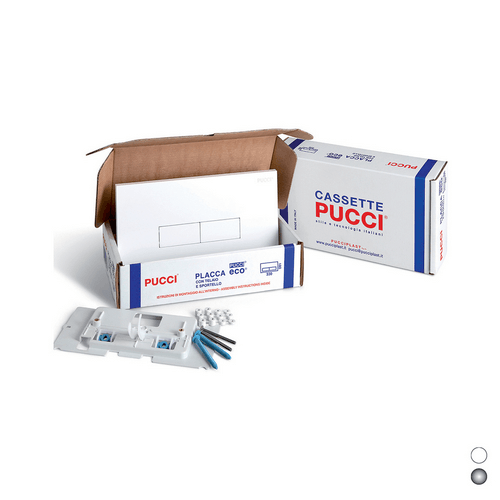 Kit placcche eco sp. 12 mm per cassette Pucci 1992-2010 cromo