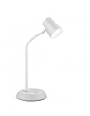 Lampada Led da Scrivania Orientabile e Flessibile Narcos Bianco Trio Lighting