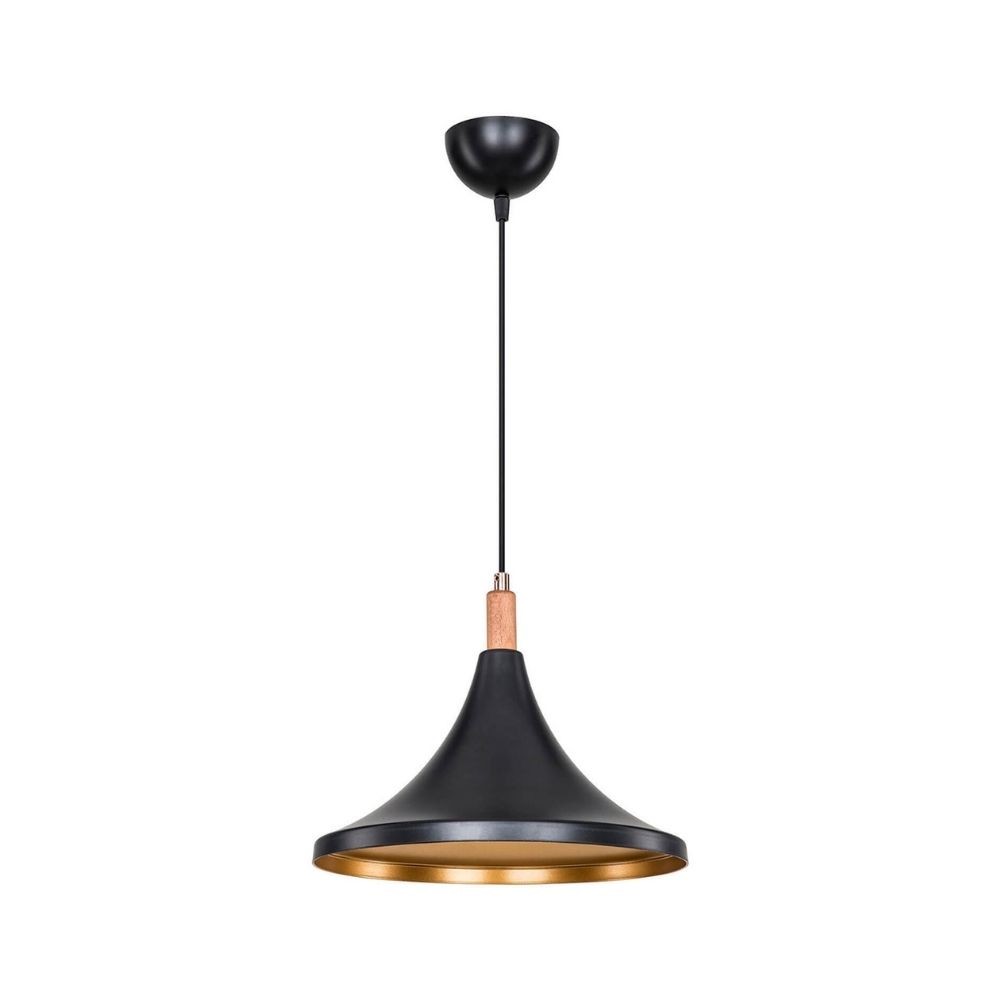 Lampada a sospensione Kano nero oro ASZ1564 EFFEZ