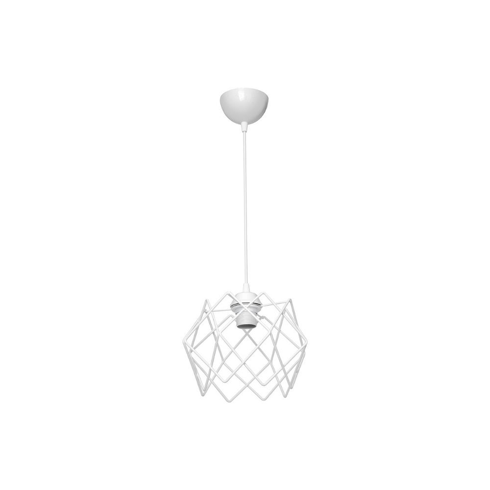 Lampada a sospensione Koza MDL4327 gabbia bianco