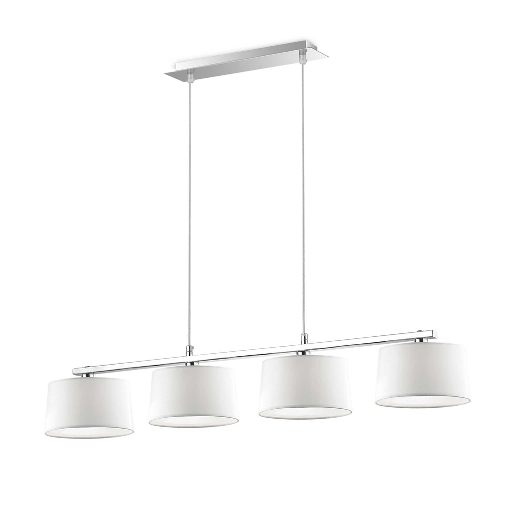 Lampada a sospensione bianco L 930 x H min 350 - max 1000 x P 180 mm