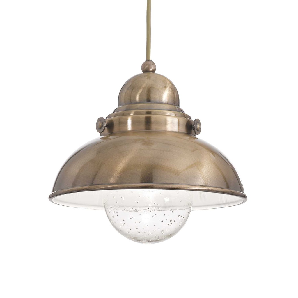 Lampada a sospensione brunito D 290 x H min 520 - max 1550 mm