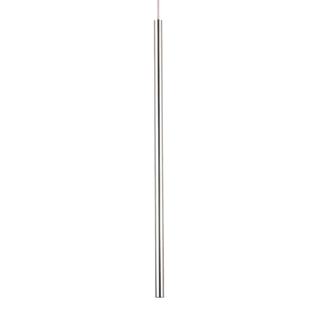 Lampada a sospensione cromo D 30 x H min 1250 - max 3080 mm