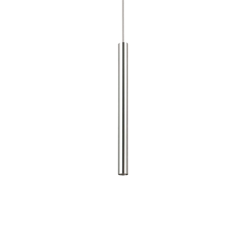 Lampada a sospensione cromo D 30 x H min 650 - max 2400 mm