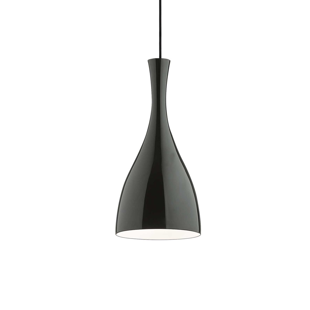 Lampada a sospensione nero D 200 x H min 650 - max 2400 mm