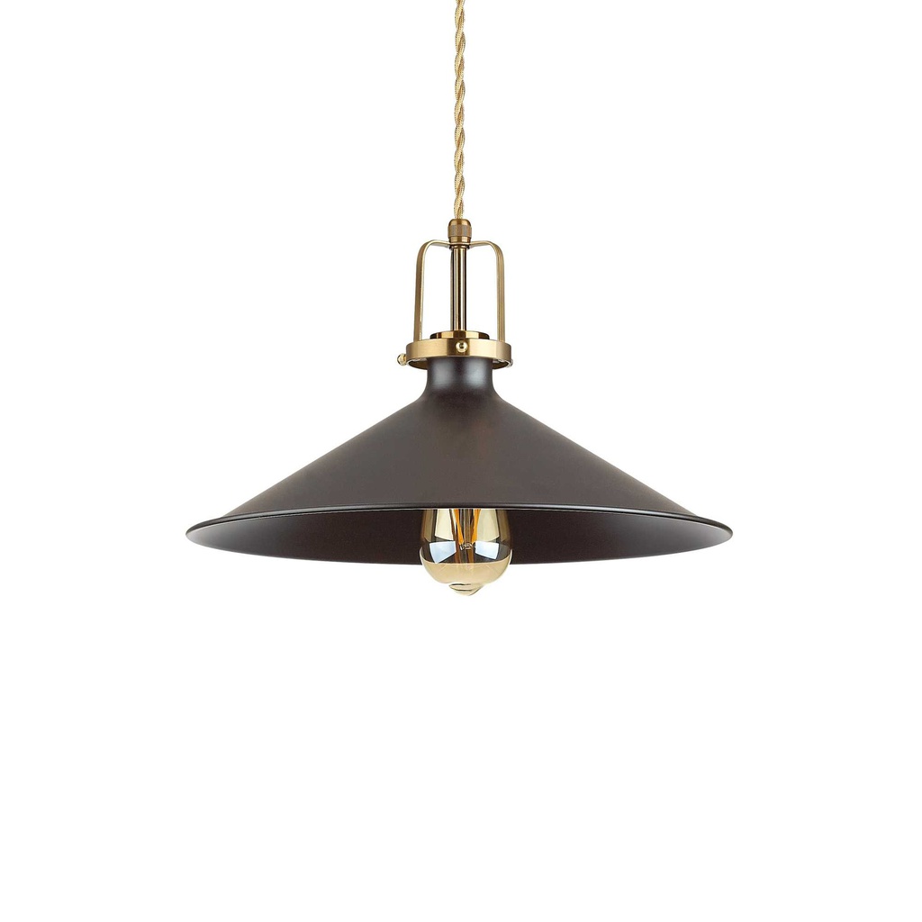 Lampada a sospensione nero D 360 x H min 450 - max 2080 mm