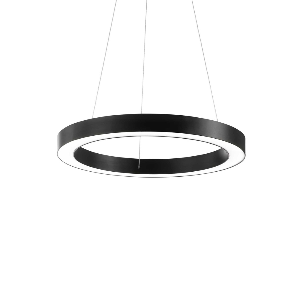 Lampada a sospensione nero D 500 x H min 295 - max 2045 mm