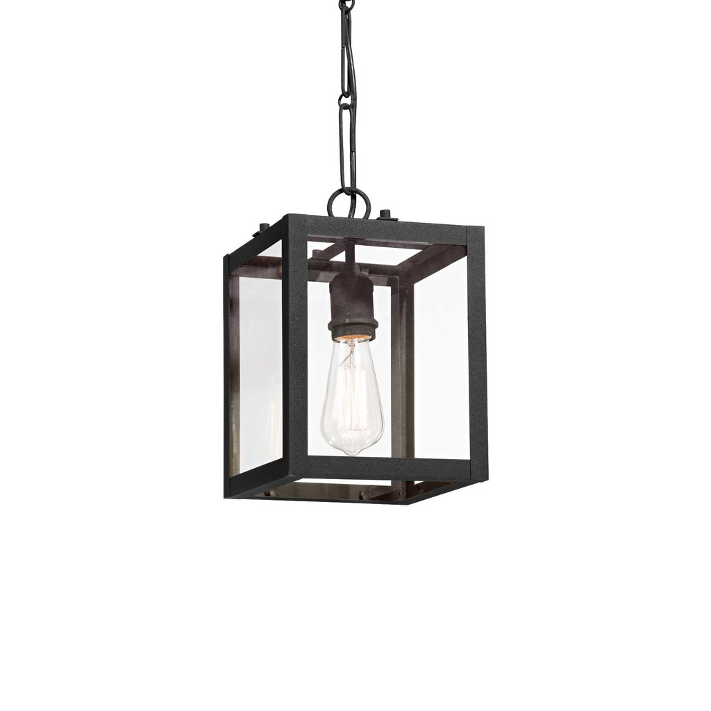 Lampada a sospensione nero L 205 x H min 500 - max 1365 x P 205 mm