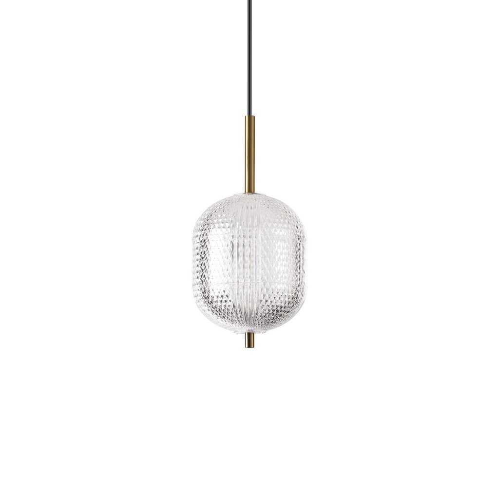 Lampada a sospensione trasparent D 150 x H min 548 - max 2290 mm