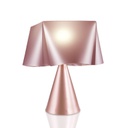 Lampada da Tavolo cono Pink Metal in Plastica Cm. 28 x 32h
