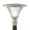 Lampada da esterno in alluminio pressofuso con luce diretta e diffusore trasparente - 50W salvia