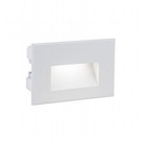Lampada da incasso in alluminio pressofuso con diffusore in vetro satinato - 3W, 300 lumen, 4000°K bianco