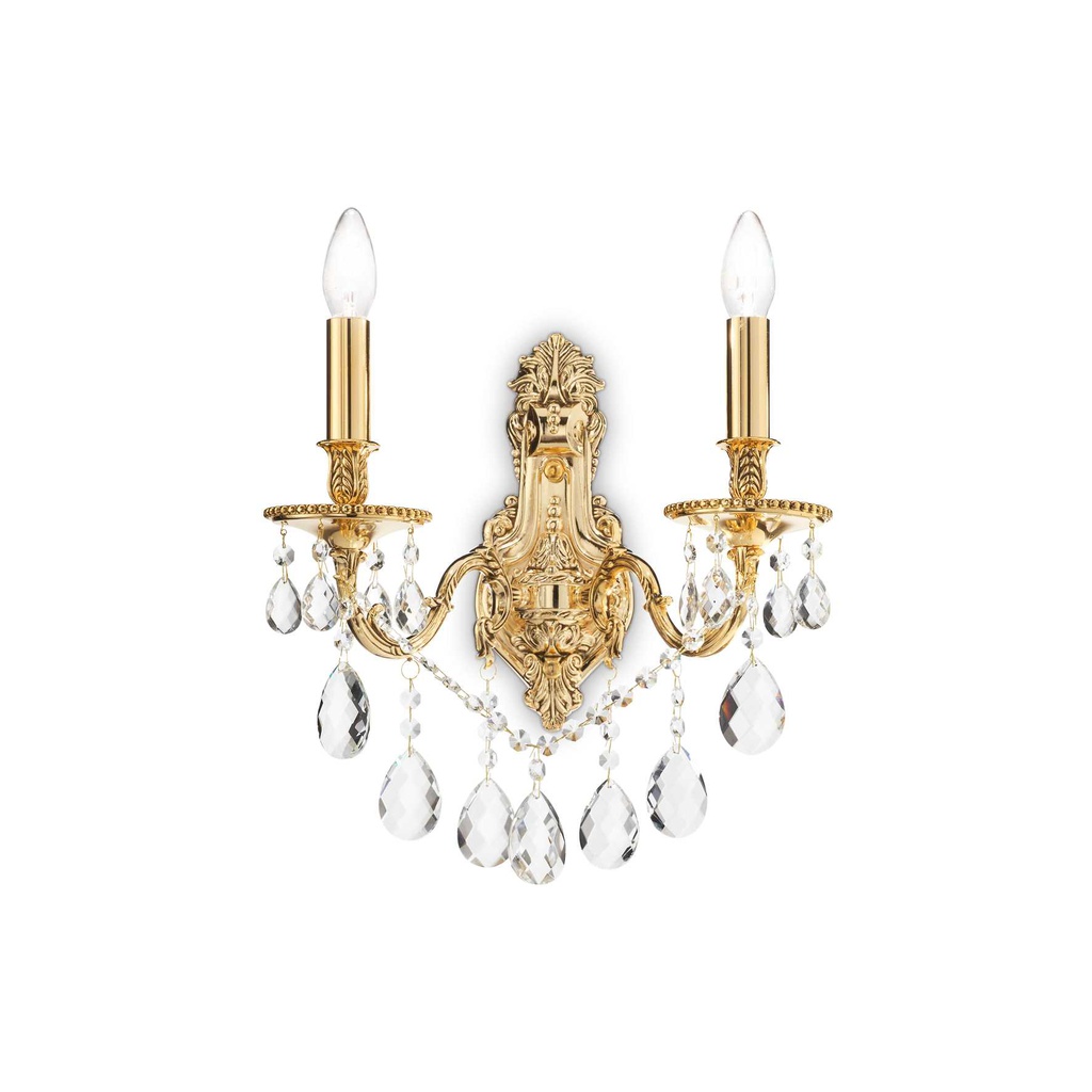 Lampada da parete oro L 310 x H 425 x P 215 mm