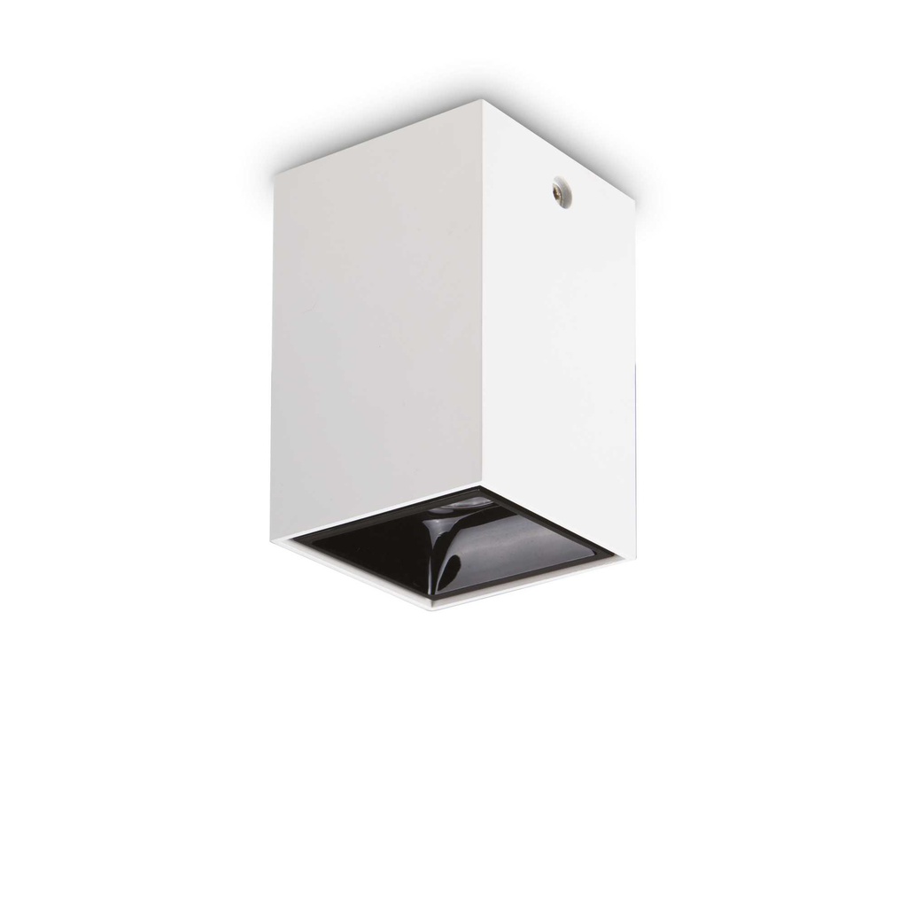 Lampada da soffitto Nitro 15W quadrata bianca - 75x110x75 mm
