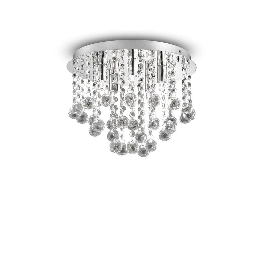 Lampada da soffitto cromo D 310 x H 240 mm