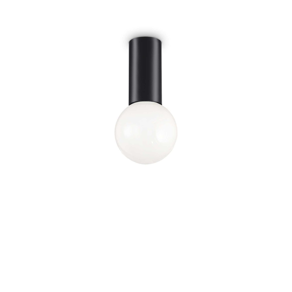 Lampada da soffitto nero D 50 x H 100 mm