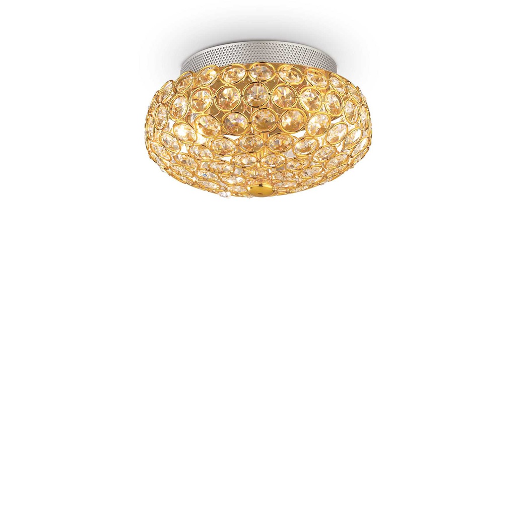 Lampada da soffitto oro D 255 x H 160 mm