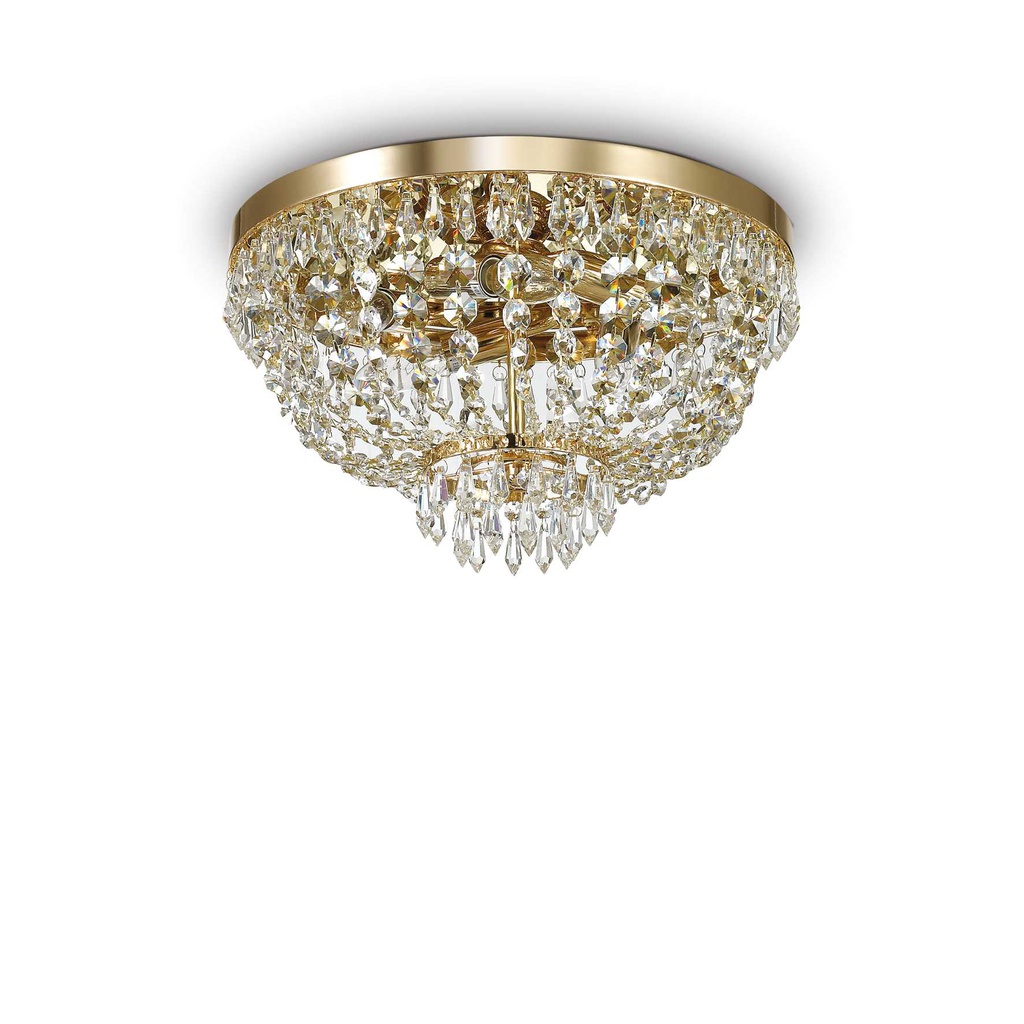 Lampada da soffitto oro D 410 x H 300 mm