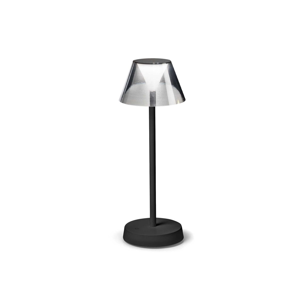Lampada da tavolo LOLITA TL nero - D125xH345mm