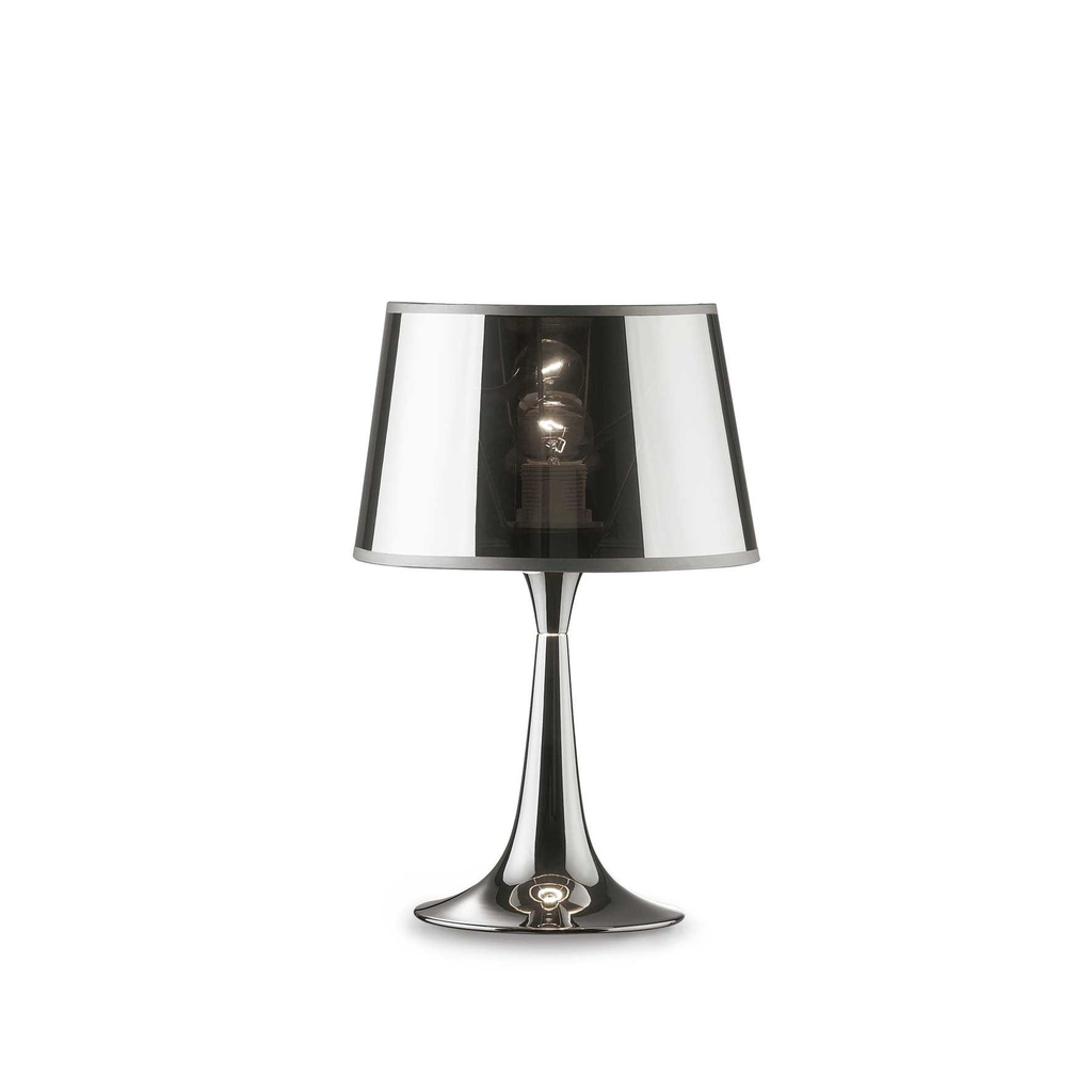 Lampada da tavolo cromo D 235 x H 365 mm