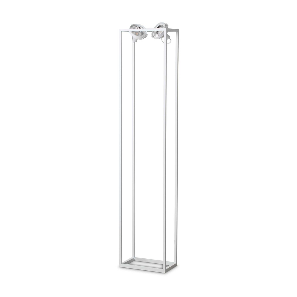Lampada da terra bianco L 340 x H 1600 x P 210 mm
