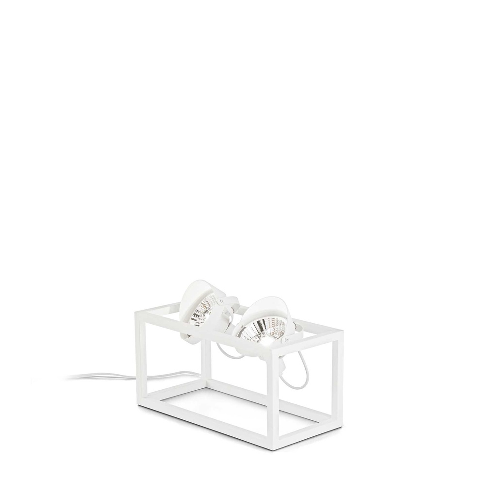 Lampada da terra bianco L 380 x H 190 x P 190 mm