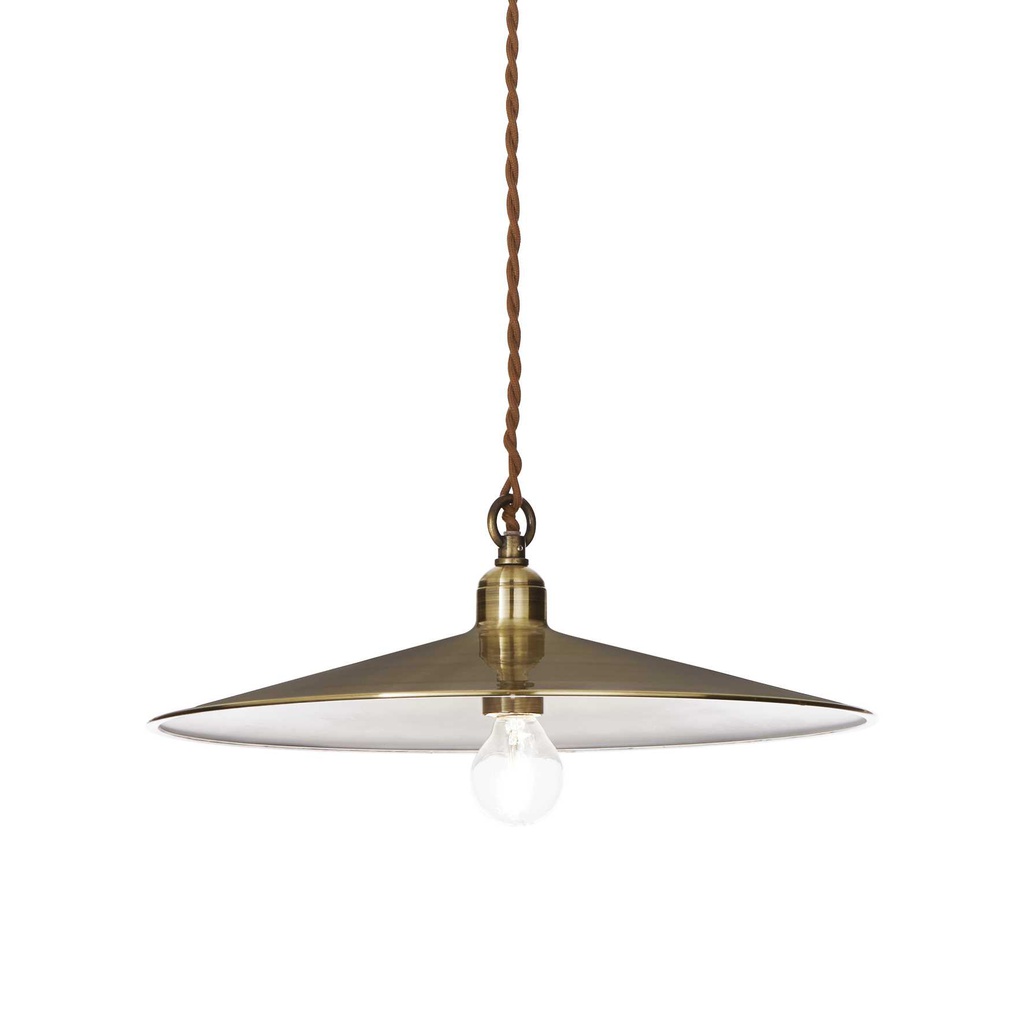Lampada sospensione cantina D350xH340-1050mm brunito
