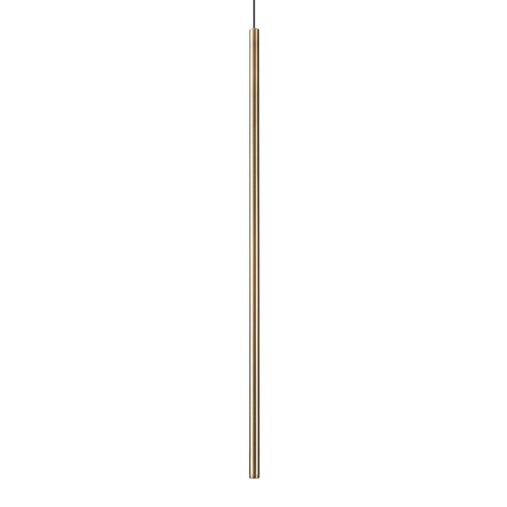 Lampada sospensione filo ottone D15xH955-1500mm