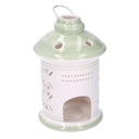 Lanterna ceramica verde tondo cmø11