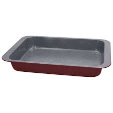 Lasagnera Rettangolare Cm 37x26x6 Carbon Steel Rosso 