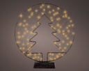 Luce a telaio Micro LED in metallo per albero stabile da interno 4x35x38 cm