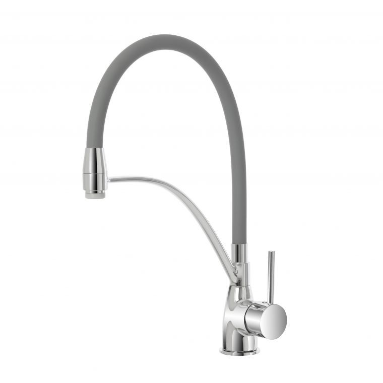 Miscelatore Lavello con Canna in silicone serie KITCHEN