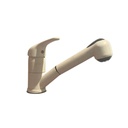 Miscelatore da cucina con doccetta estraibile in granito beige Paini Mixo
