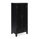Mobile 2 ante - 2 cassetti pechino nero in legno stile design