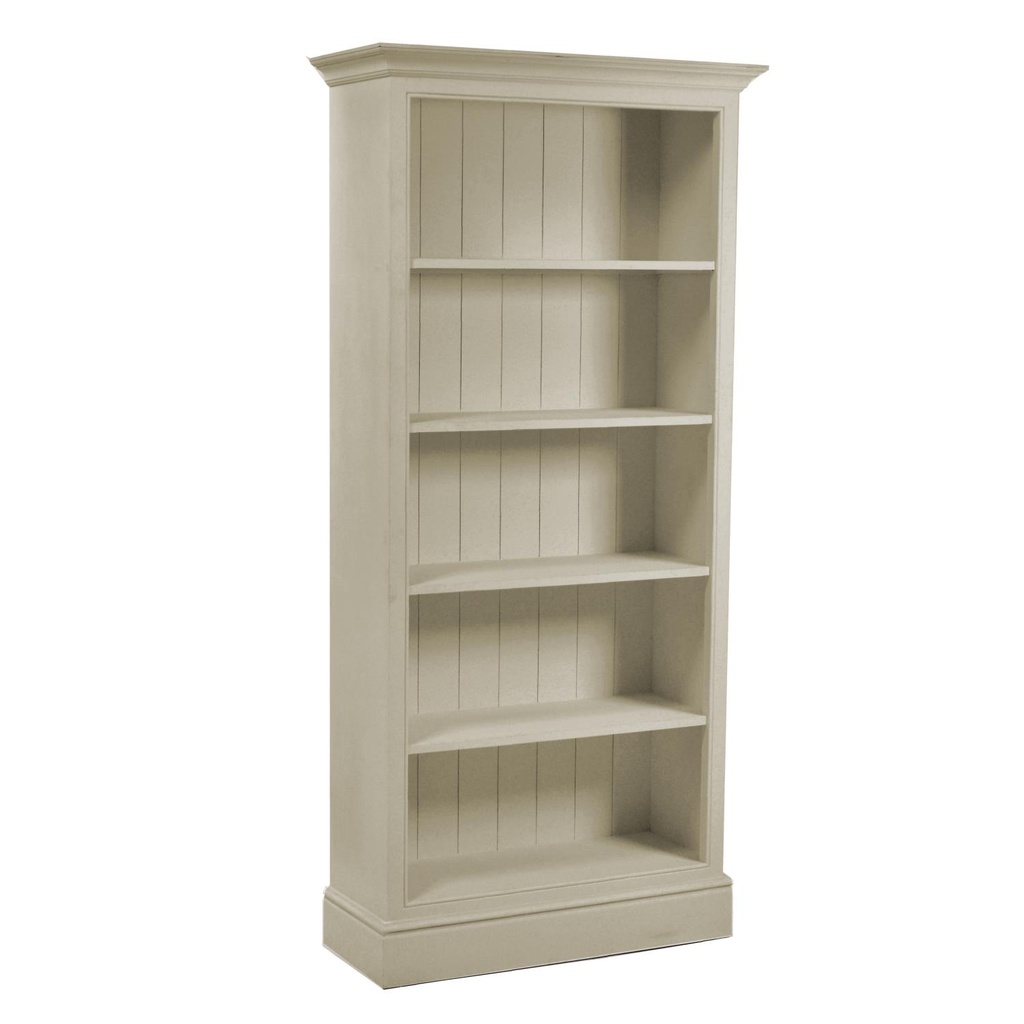 Mobile nantes libreria 5 ripiani grigiocm91,5x36h192