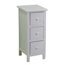 Mobiletto Eleonora bianco 3 cassetti cm 25x28h58