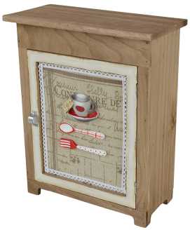 Mobiletto decoro tazza yo-2599 cm. 32 x15,5 h 37